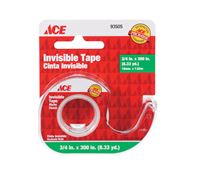 Ace  3/4 in. W x 300 in. L Tape  Clear 