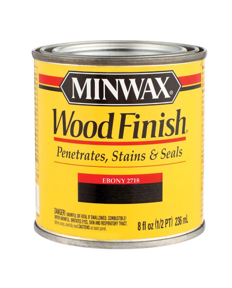 Minwax Wood Finish Transparent OilBased Wood Stain Ebony